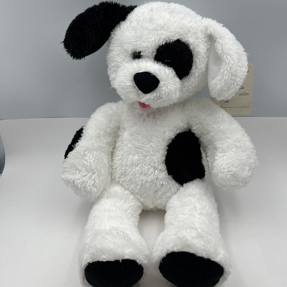 Build-A-Bear Workshop Other - Build A Bear Cookies And Cream Black And White Puppy Dog Spots Plush 16"